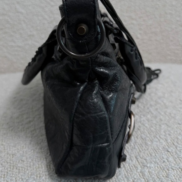 Authentic Balenciaga Women's First City Bag Mini In Black - Picture 7 of 16